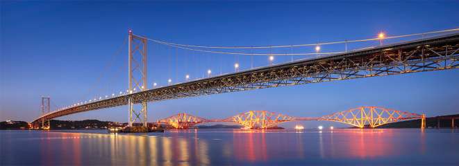 Forth Bridges Twilight