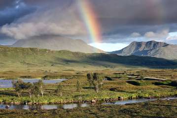 Rannoch Moor Rainbow