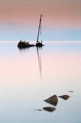 Flat calm shipwreck