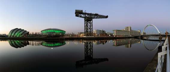 Clyde Waterfront After Sunset