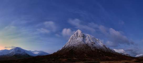 Starry Pre Dawn Winter Mountain Blues