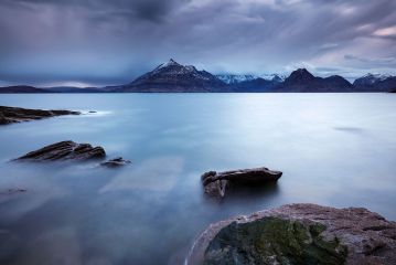 A long exposure after Sunset from the rocky coast of Elgol on the Isle of Skye, Scotland.<br /><a href="https://shop.photo4me.com/picture.aspx?id=575952&f=canvas"><font>Buy Print or Canvas</font></a><a></a> <a href="https://shop.photo4me.com/picture.aspx?id=575952&f=canvas"><img src="https://www.photoscotland.net/captionpic/p4me.jpg" alt="p4me.jpg" /></a><a></a>