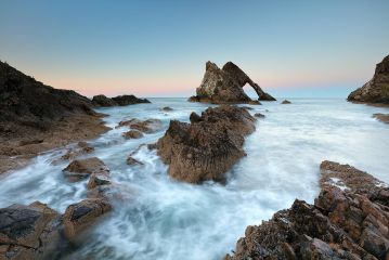 Sunset at Bow Fiddle rock. Photographed at Portknockie, Moray,Scotland.<br /><a href="https://shop.photo4me.com/picture.aspx?id=567922&f=canvas"><font>Buy Print or Canvas</font></a><a></a> <a href="https://shop.photo4me.com/picture.aspx?id=567922&f=canvas"><img src="https://www.photoscotland.net/captionpic/p4me.jpg" alt="p4me.jpg" /></a><a></a>